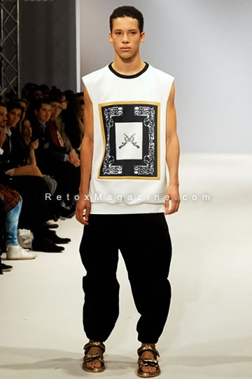Ones To Watch, menswear collection by KYE, London Fashion Week, Vauxhall Fashion Scout, outfit7.