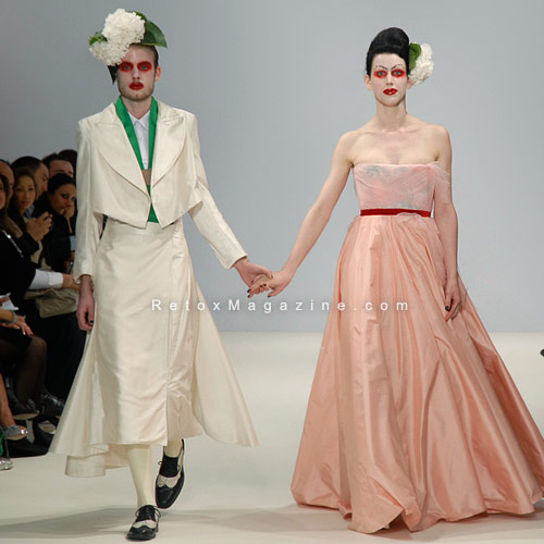 LFW SS12 catwalk - fashion designer Ziad Ghanem presents collection entitled Matka Johanna