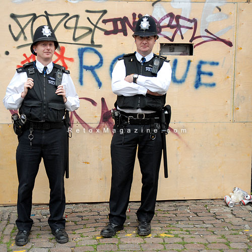 Notting Hill Carnival 2011 in London, policemen