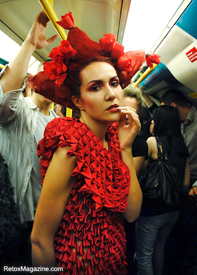 Pierre Garroudi flash mob fashion show in Central London, image 8