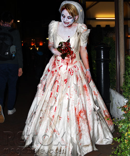 Zombie bride - Halloween zombie walk in London, photo 24